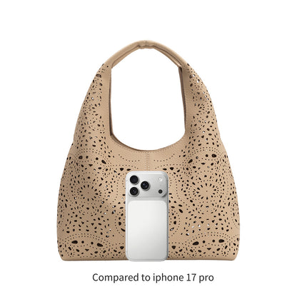 Melie Bianco Mint Farrow Small Vegan Leather Tote Bag