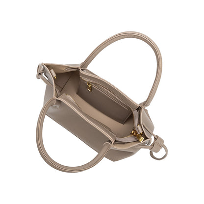 Melie Bianco Taupe Tyler Recycled Vegan Leather Crossbody Bag