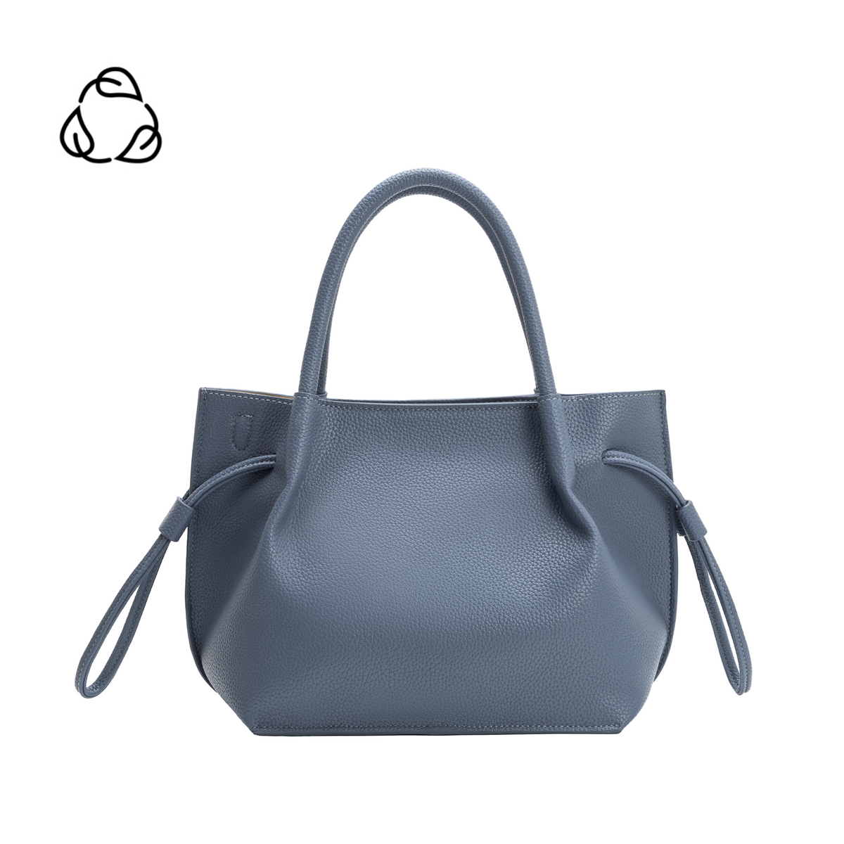 Melie Bianco Slate Tyler Recycled Vegan Leather Crossbody Bag