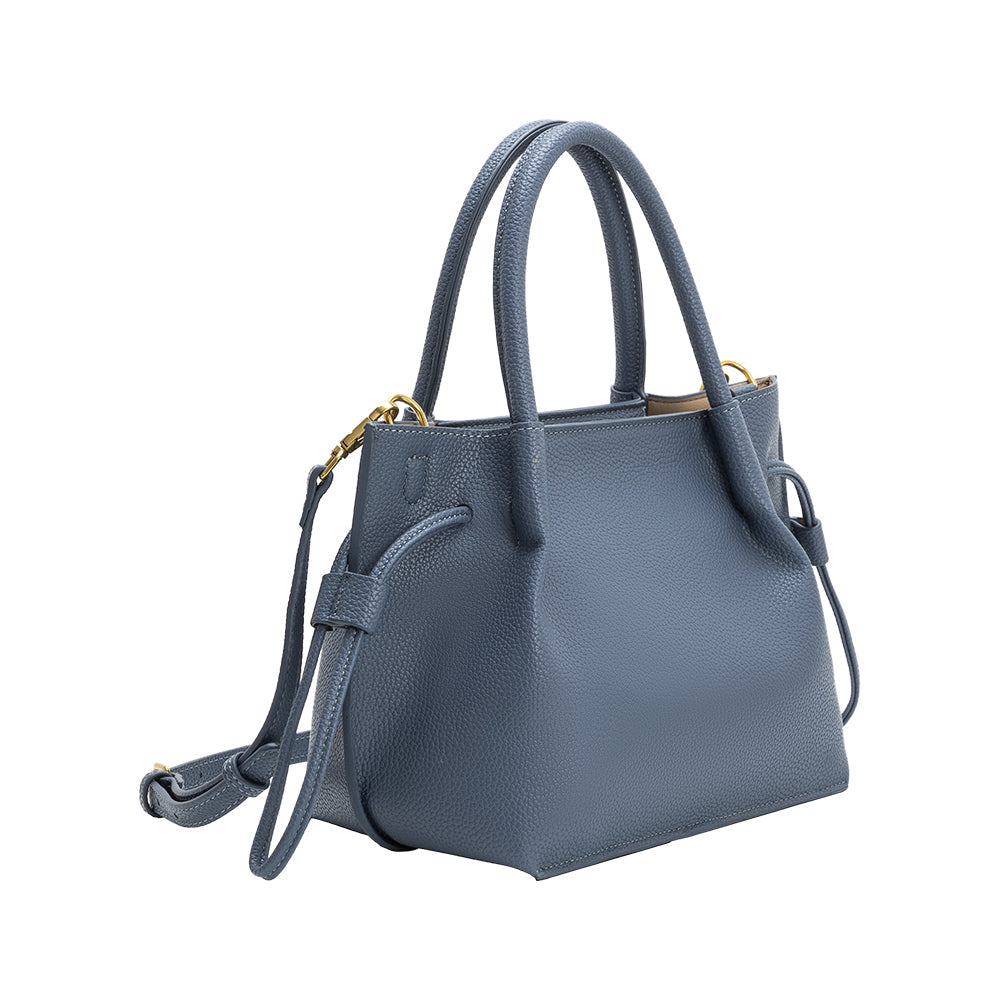 Melie Bianco Slate Tyler Recycled Vegan Leather Crossbody Bag