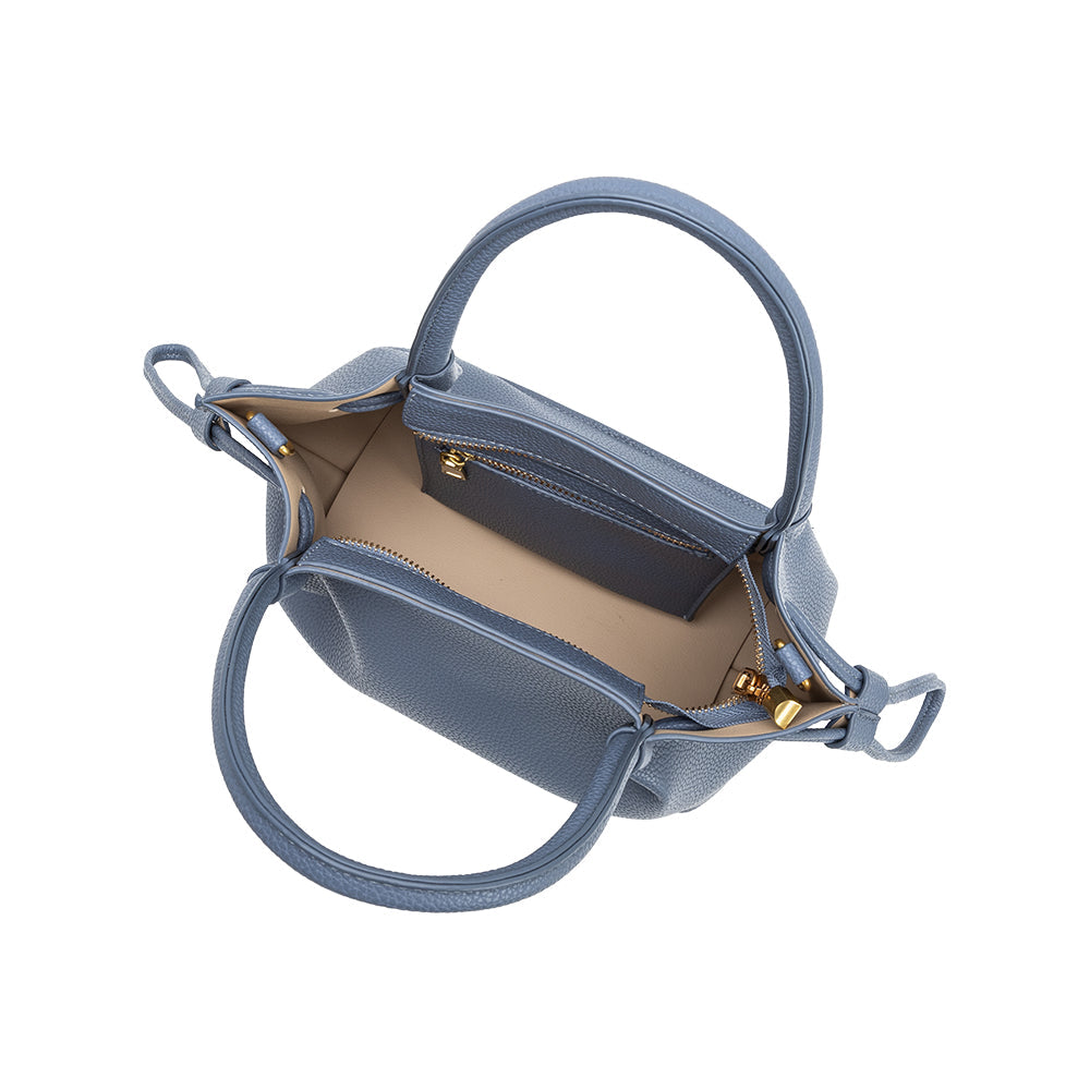 Melie Bianco Slate Tyler Recycled Vegan Leather Crossbody Bag