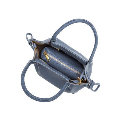 Melie Bianco Slate Tyler Recycled Vegan Leather Crossbody Bag