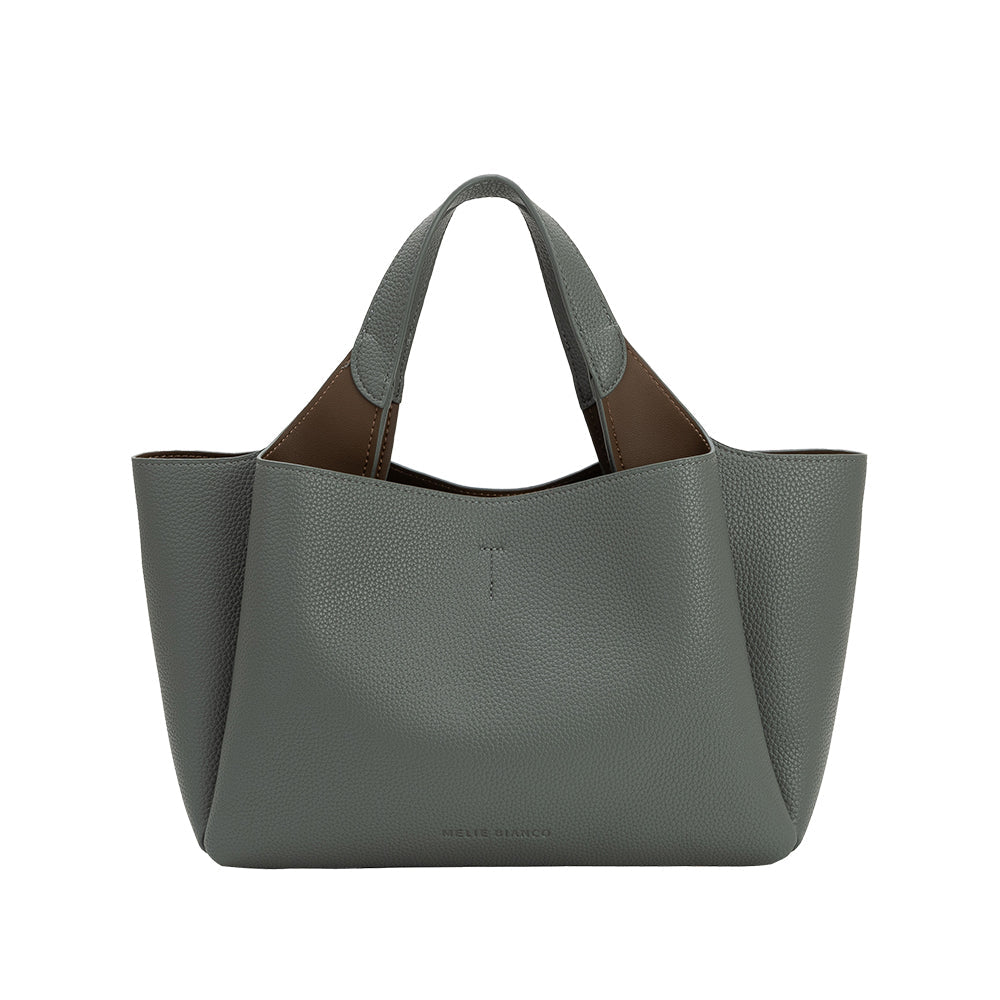 Melie Bianco Sage Whitley Recycled Vegan Leather Tote Bag