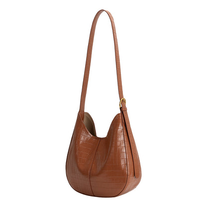 Melie Bianco Camel Stefanie Recycled Vegan Leather Shoulder Bag