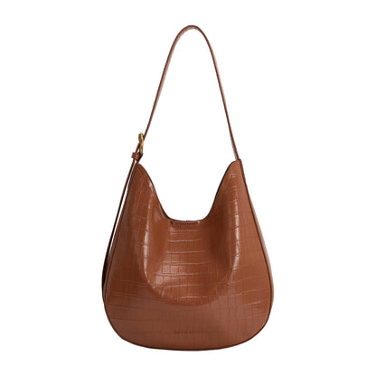 Melie Bianco Camel Stefanie Recycled Vegan Leather Shoulder Bag
