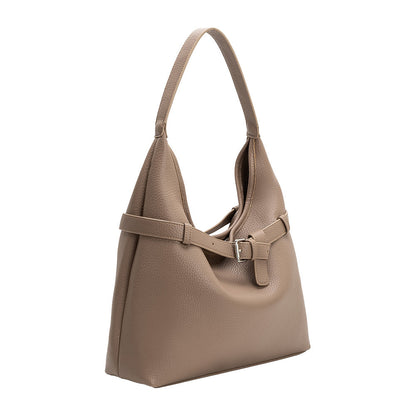 Melie Bianco Taupe Amerie Recycled Vegan Leather Tote Bag