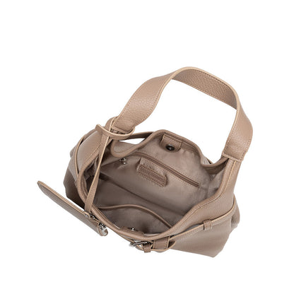 Melie Bianco Taupe Amerie Recycled Vegan Leather Tote Bag