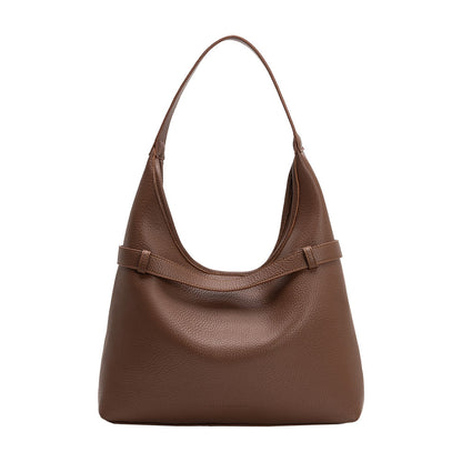 Melie Bianco Chocolate Amerie Recycled Vegan Leather Tote Bag