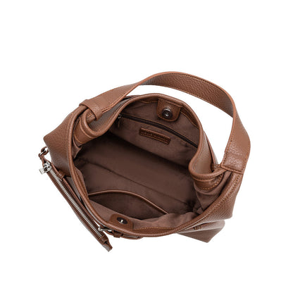 Melie Bianco Chocolate Amerie Recycled Vegan Leather Tote Bag