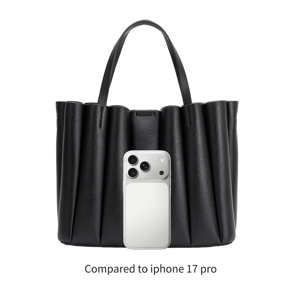 Melie Bianco Yellow Adela Recycled Vegan Leather Tote Bag
