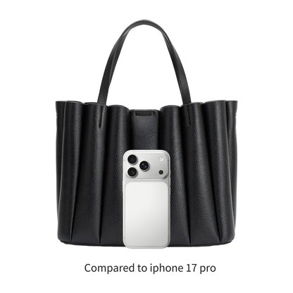 Melie Bianco Yellow Adela Recycled Vegan Leather Tote Bag