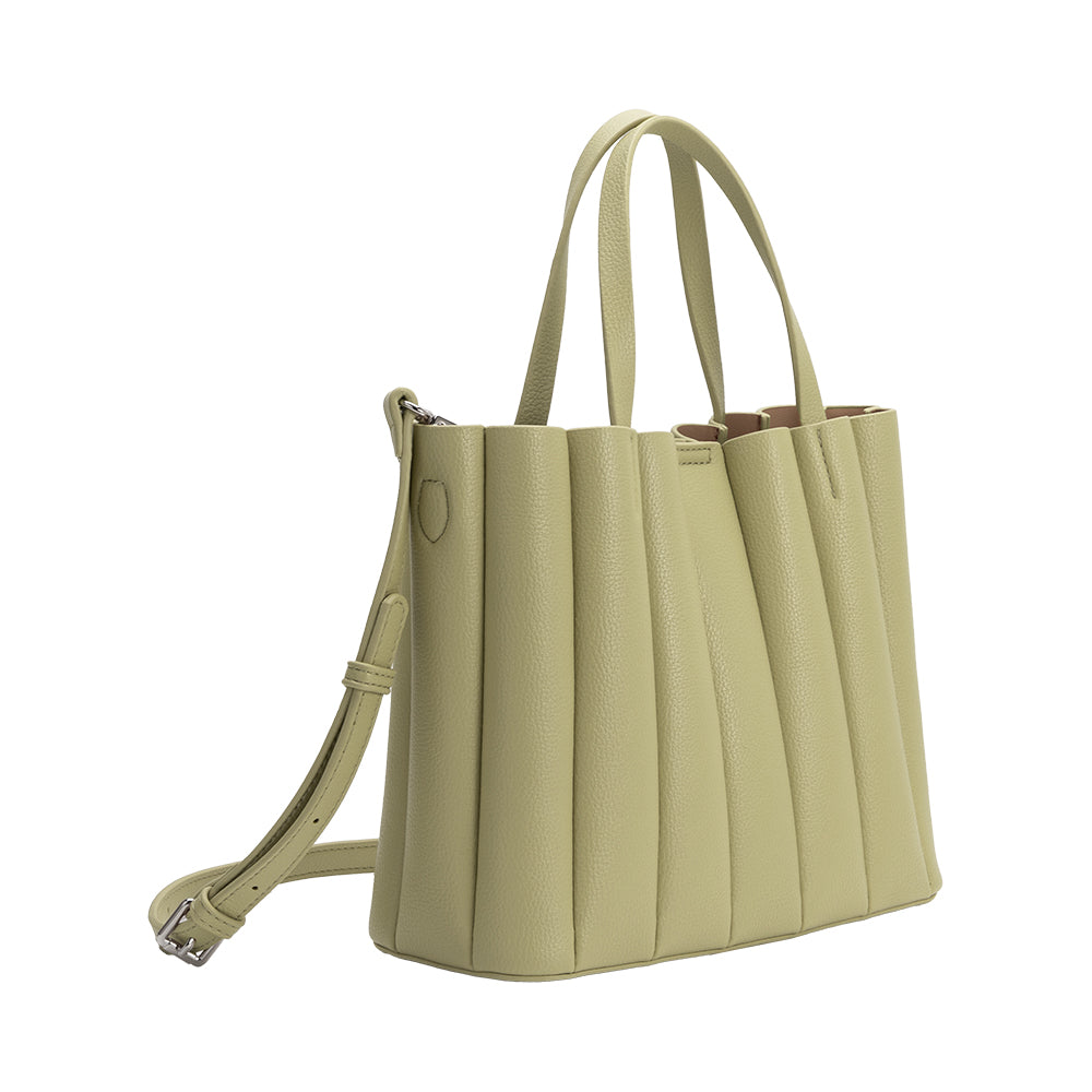Melie Bianco Mint Adela Recycled Vegan Leather Tote Bag