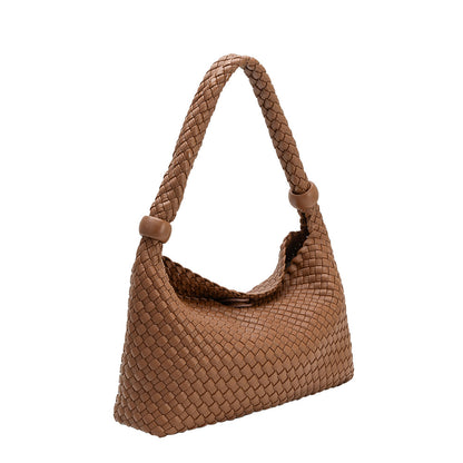 Melie Bianco Saddle Quinn Recycled Vegan Leather Shoulder Bag