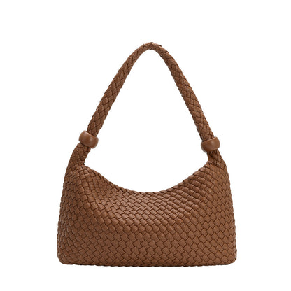 Melie Bianco Saddle Quinn Recycled Vegan Leather Shoulder Bag