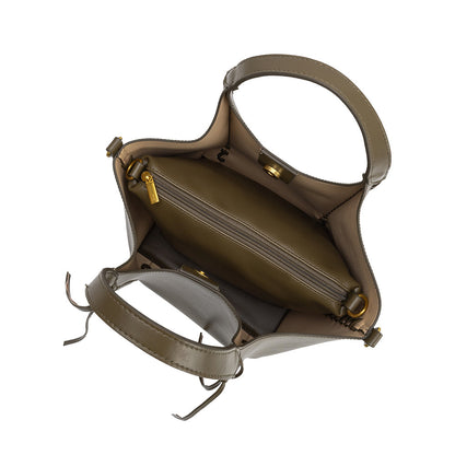Melie Bianco Olive Belinda Recycled Vegan Leather Tote Bag