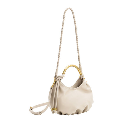 Melie Bianco Mushroom Dottie Recycled Vegan Leather Top Handle Bag