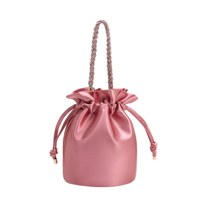 Melie Bianco Rose Jeane Satin Top Handle Bag