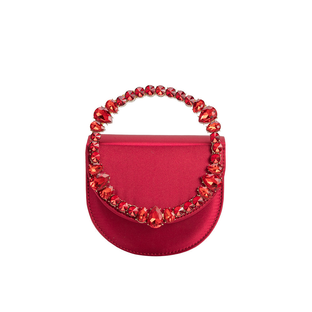Melie Bianco Ruby Trudie Satin Crossbody Bag