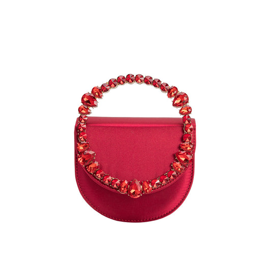 Melie Bianco Ruby Trudie Satin Crossbody Bag