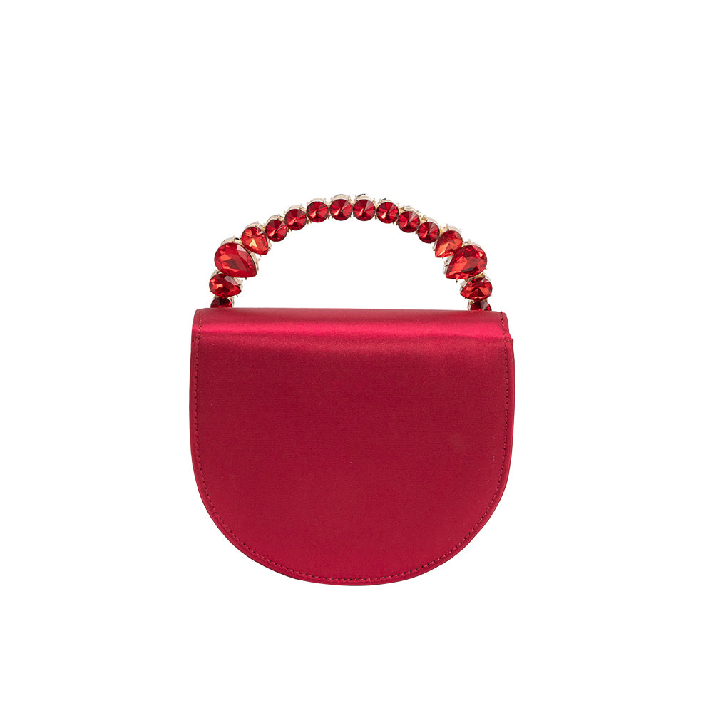 Melie Bianco Ruby Trudie Satin Crossbody Bag