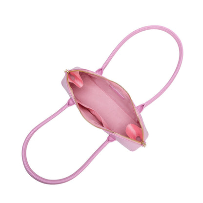 Melie Bianco Pink Dakota Recycled Vegan Leather Shoulder Bag