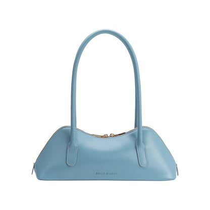 Melie Bianco Blue Dakota Recycled Vegan Leather Shoulder Bag