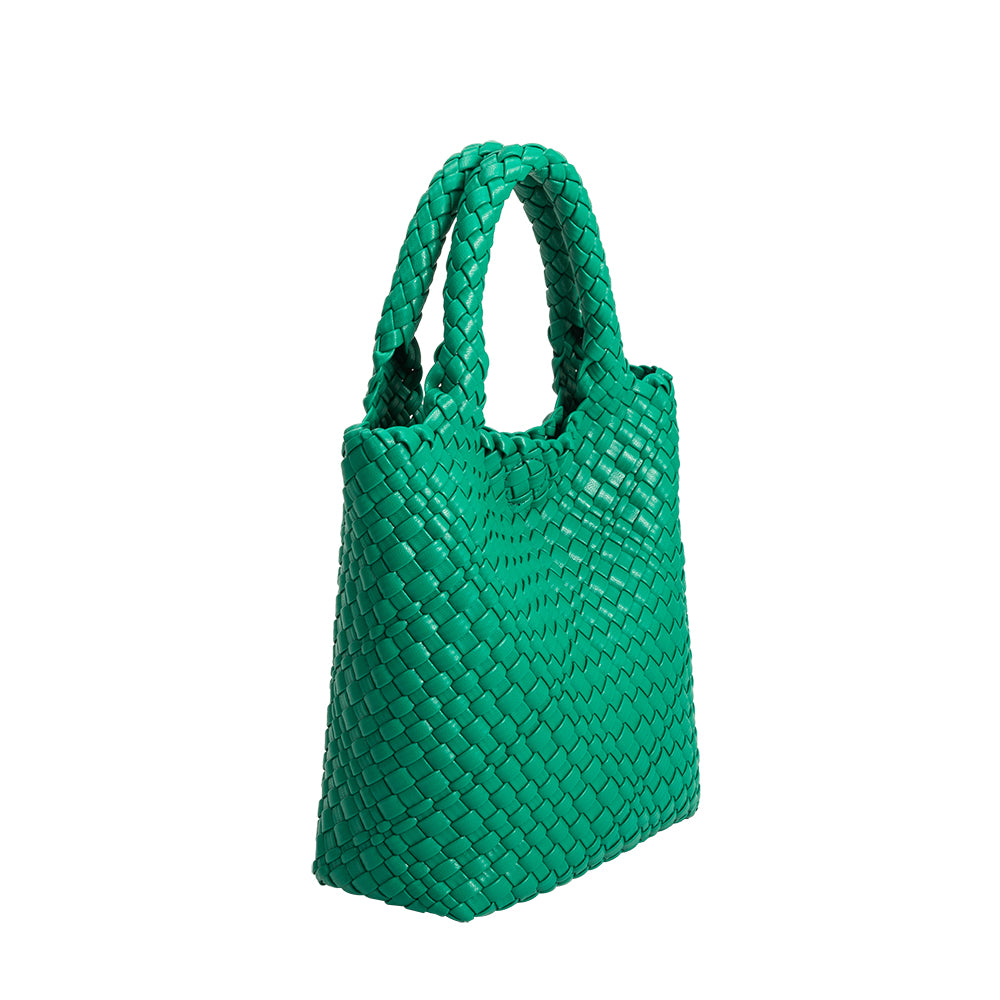 Melie Bianco Green Eloise Recycled Vegan Leather Tote Bag