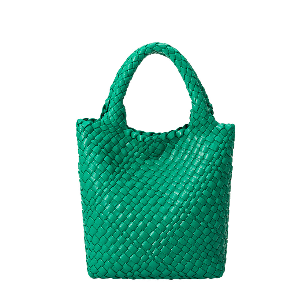 Melie Bianco Green Eloise Recycled Vegan Leather Tote Bag