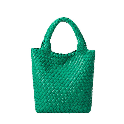 Melie Bianco Green Eloise Recycled Vegan Leather Tote Bag