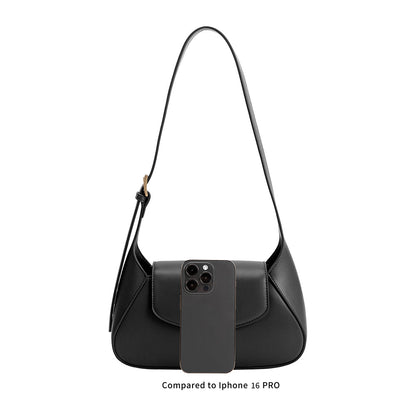 Melie Bianco Nude Melody Recycled Vegan Leather Shoulder Bag