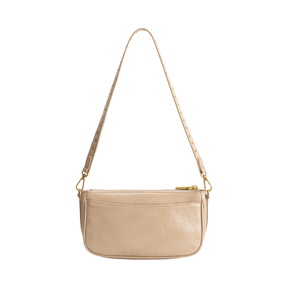 Melie Bianco Mushroom Aria Recycled Vegan Leather Shoulder Bag