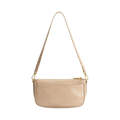 Melie Bianco Mushroom Aria Recycled Vegan Leather Shoulder Bag