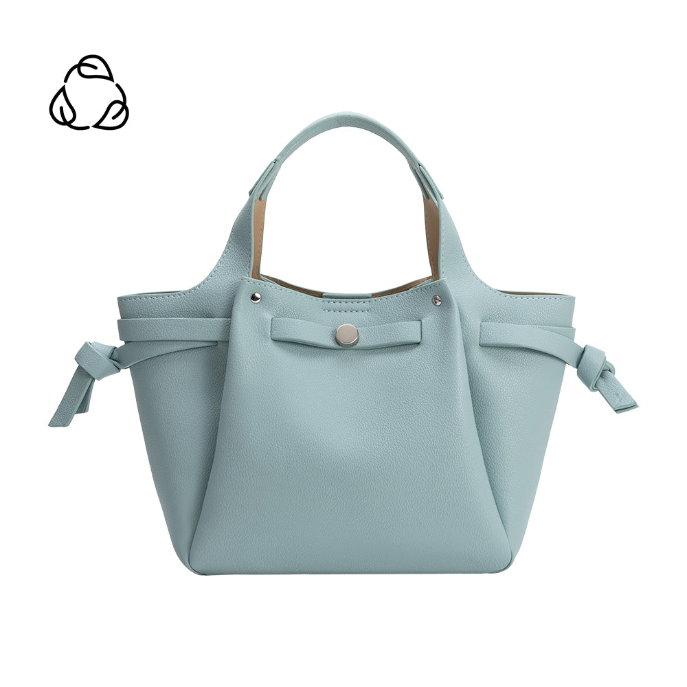 Melie Bianco Sky Avril Recycled Vegan Leather Top Handle Bag