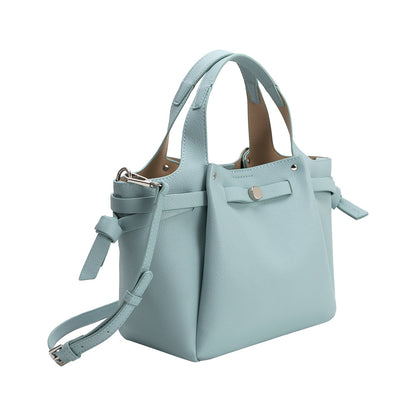 Melie Bianco Sky Avril Recycled Vegan Leather Top Handle Bag