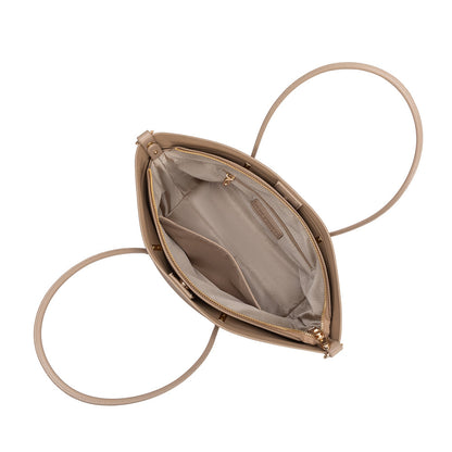 Melie Bianco Nude Hazel Recycled Vegan Leather Tote Bag