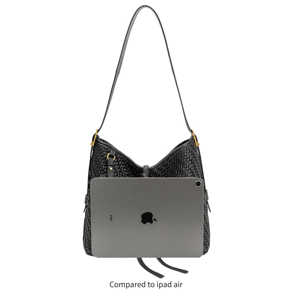 Melie Bianco Bone Thalia Recycled Vegan Leather Tote Bag
