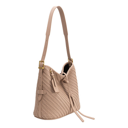 Melie Bianco Biscuit Thalia Recycled Vegan Leather Tote Bag