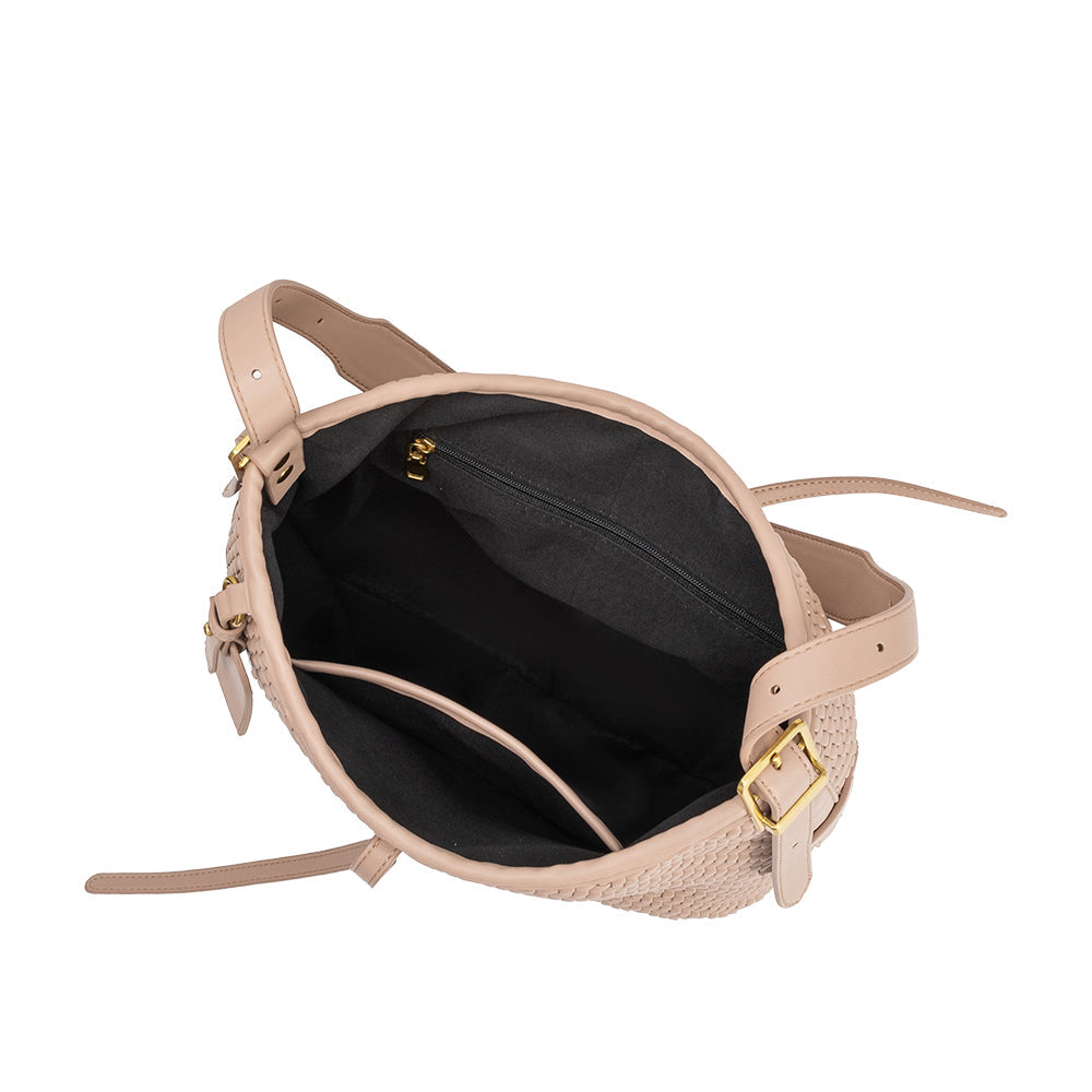 Melie Bianco Biscuit Thalia Recycled Vegan Leather Tote Bag