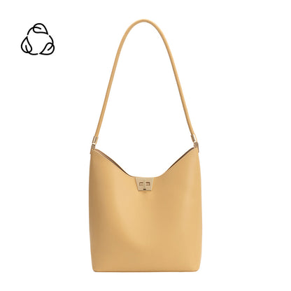 Melie Bianco Wheat Billie Recycled Vegan Leather Tote Bag