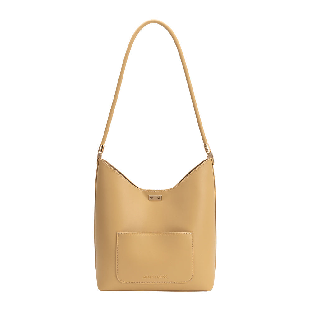 Melie Bianco Wheat Billie Recycled Vegan Leather Tote Bag