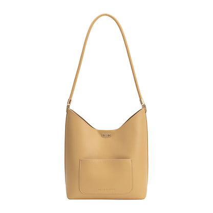 Melie Bianco Wheat Billie Recycled Vegan Leather Tote Bag