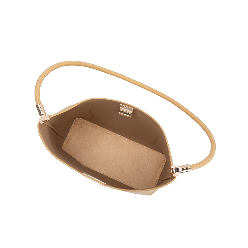 Melie Bianco Wheat Billie Recycled Vegan Leather Tote Bag