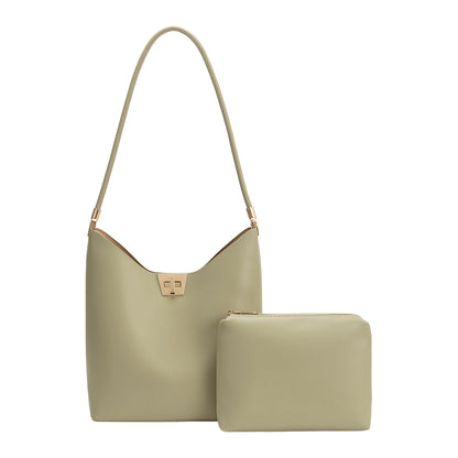Melie Bianco Mint Billie Recycled Vegan Leather Tote Bag
