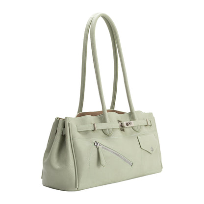 Melie Bianco Mint Rocky Recycled Vegan Leather Shoulder Bag