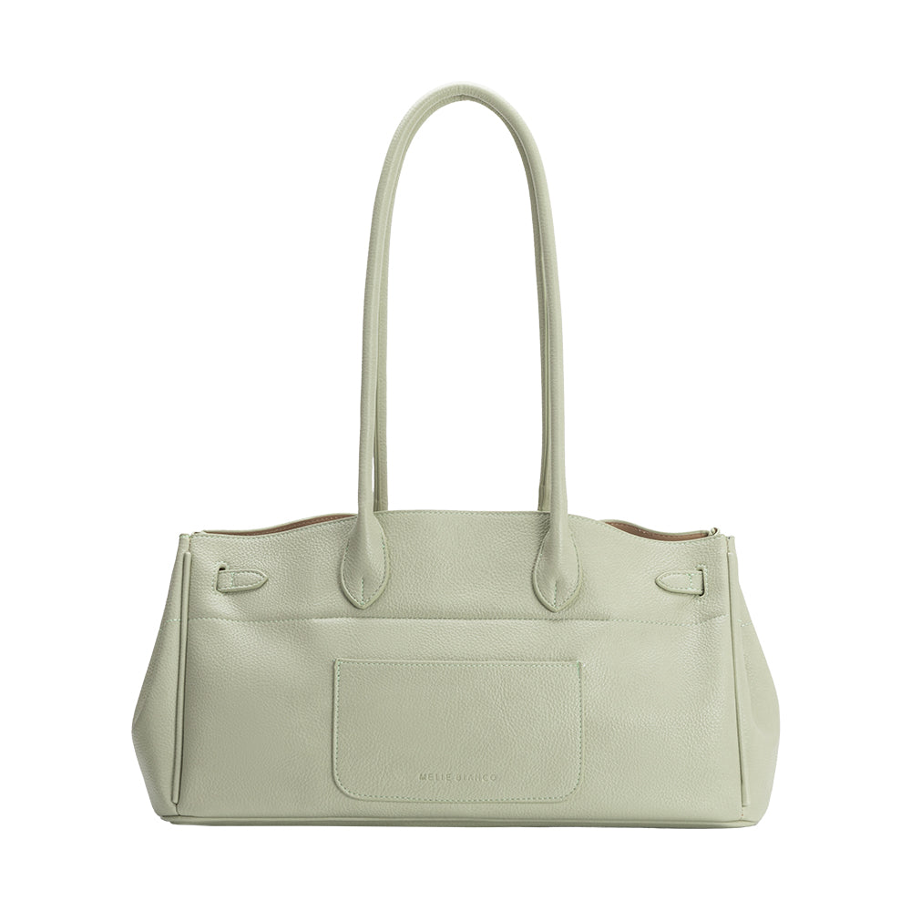 Melie Bianco Mint Rocky Recycled Vegan Leather Shoulder Bag