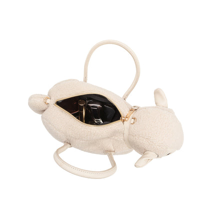 Melie Bianco Chocolate Sheep Vegan Leather Crossbody Bag