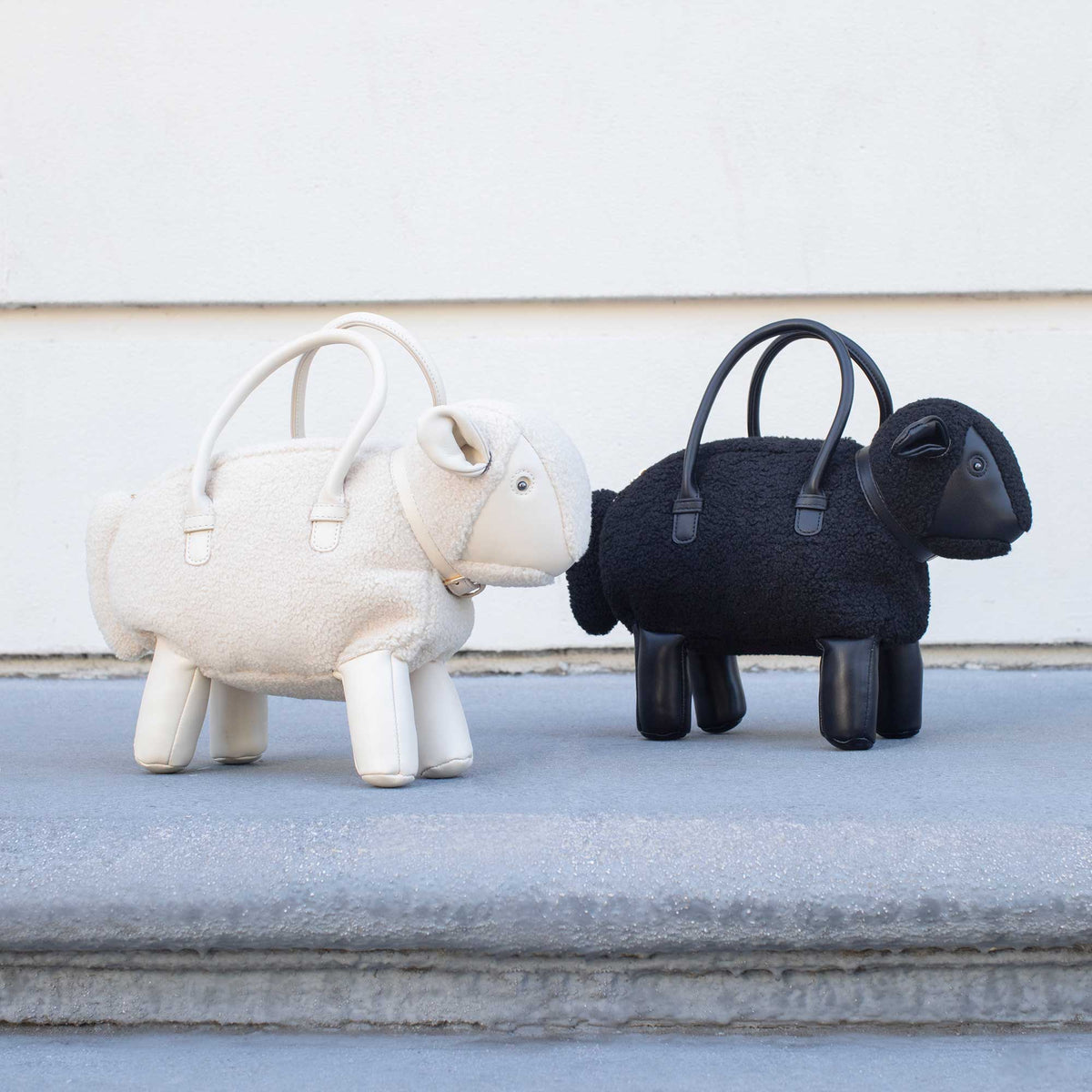 Melie Bianco Chocolate Sheep Vegan Leather Crossbody Bag