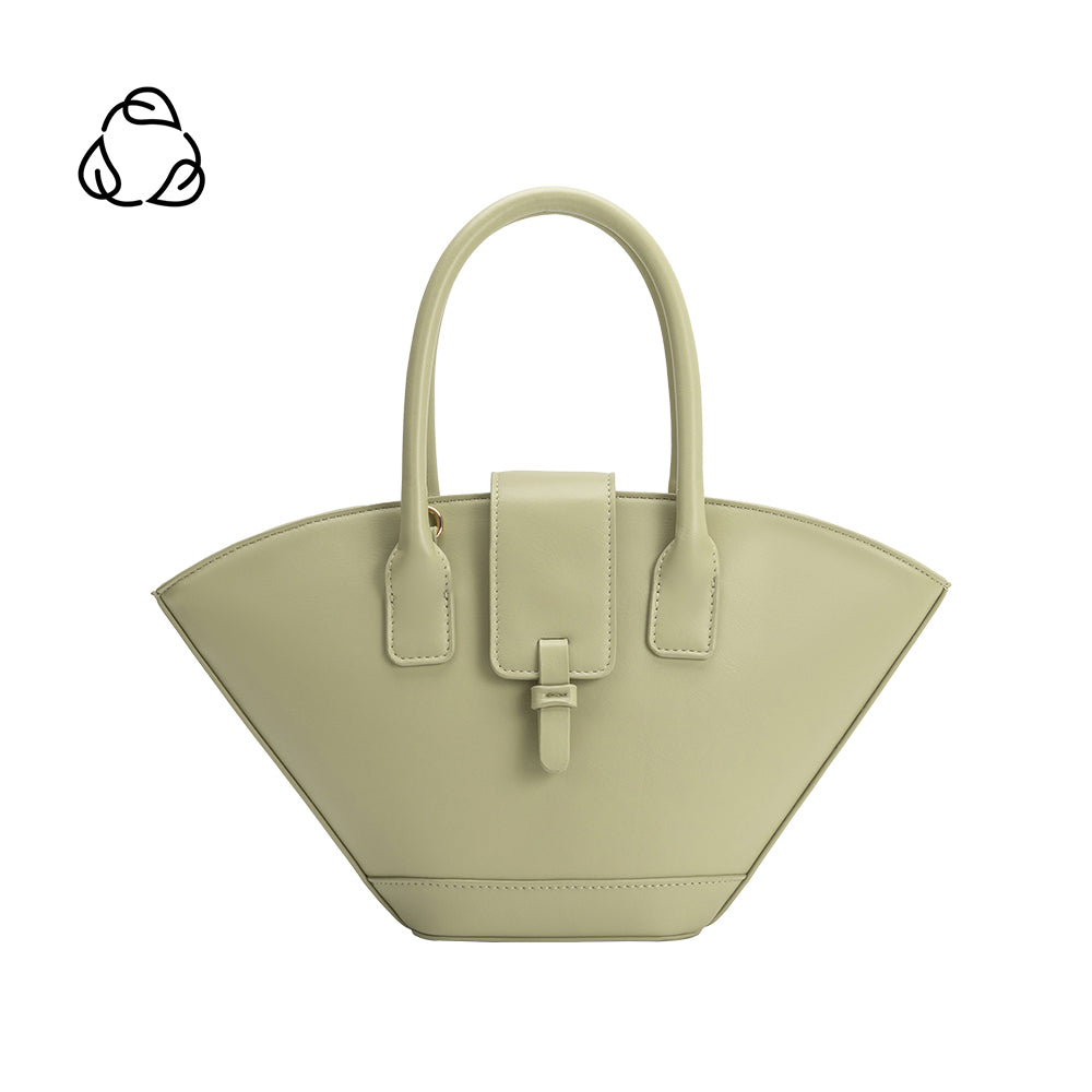 Melie Bianco Mint Violet Recycled Vegan Leather Crossbody Bag
