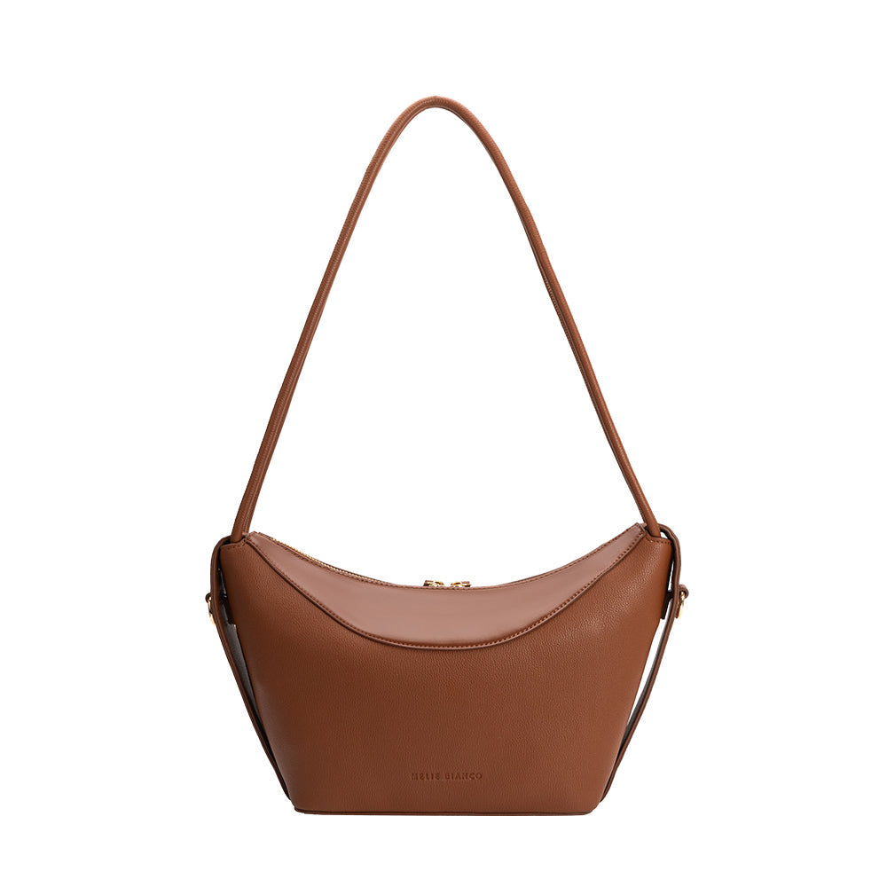 Melie Bianco Saddle Wesley Recycled Vegan Leather Shoulder Bag