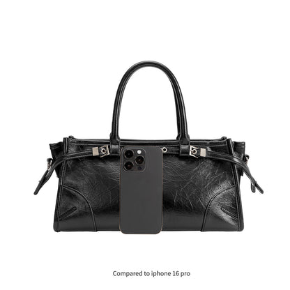 Melie Bianco Olive Rhonda Recycled Vegan Leather Top Handle Bag